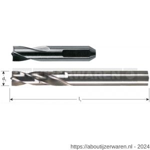 Werkö 427 HSS-E puntlasboor diameter 8x40 mm - W50906449 - afbeelding 2