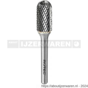 Rotec 432 HM stiftfrees model C Z6 kruisvertand diameter 3x14x38 mm d2=3 mm - W50906509 - afbeelding 1