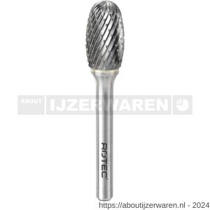 Rotec 434 HM stiftfrees model E Z1 aluminium-vertand diameter 12,7x22x67 mm d2=6 mm - W50906563 - afbeelding 1