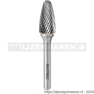 Rotec 435 HM stiftfrees model F Z6 kruisvertand diameter 6x18x150 mm d2=6 mm - W50906572 - afbeelding 1