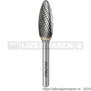 Rotec 437 HM stiftfrees model H Z1 aluminium-vertand diameter 12,7x32x77 mm d2=6 mm - W50906624 - afbeelding 1