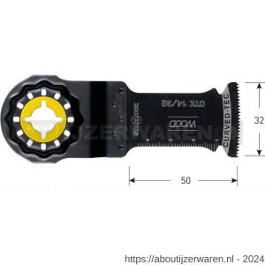 Rotec 519 OTK 14/32 Starlock invalzaagblad hout 32x50 mm - W50906955 - afbeelding 2