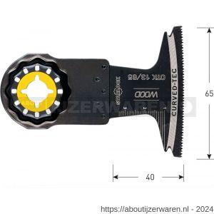 Rotec 519 OTK 13/65 Starlock invalzaagblad hout 65x40 mm - W50906957 - afbeelding 2