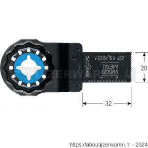 Rotec 519 OT 13/20BI Starlock invalzaagblad hout-metaal 20x32 mm - W50906963 - afbeelding 2