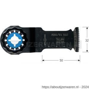 Rotec 519 OTK 13/32BI Starlock invalzaagblad hout-metaal 32x50 mm - W50906968 - afbeelding 2