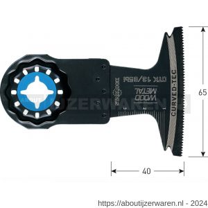 Rotec 519 OTK 13/65BI Starlock invalzaagblad hout-metaal 65x40 mm set 5 stuks - W50906971 - afbeelding 2