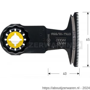 Rotec 519 OTKJ 18/65BI Starlock invalzaagblad hardhout 65x40 mm - W50906974 - afbeelding 2