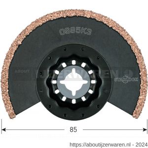 Rotec 519 OS 85K3 Starlock segmentzaagblad HM-Riff diameter 85 mm - W50906987 - afbeelding 2