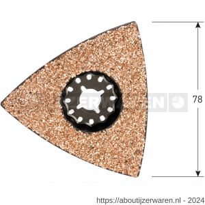 Rotec 519 OF 78K2 Starlock schuurplateau HM-Riff diameter 78 - W50906988 - afbeelding 2