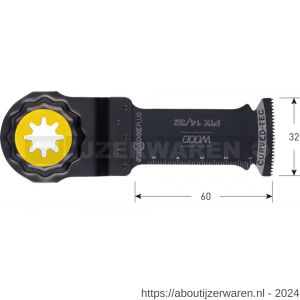 Rotec 519 PTK 14/32 Starlock-Plus invalzaagblad hout 32x60 mm - W50907011 - afbeelding 2