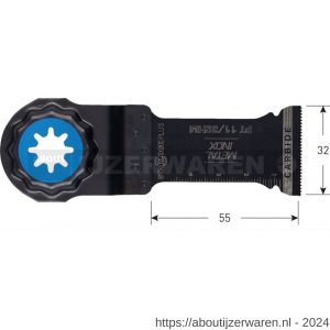 Rotec 519 PT 11/32HM Starlock-Plus invalzaagblad metaal-Inox 32x50 mm - W50907014 - afbeelding 2