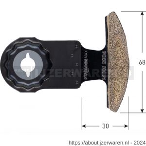 Rotec 519 MTKS 68D4 Starlock-Max diamant-Riff segmentzaagblad dun 68x30 mm - W50907021 - afbeelding 2