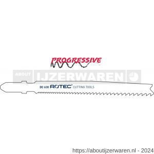 Rotec 520 decoupeerzaagblad DC630 T123X set 25 stuks - W50907075 - afbeelding 1