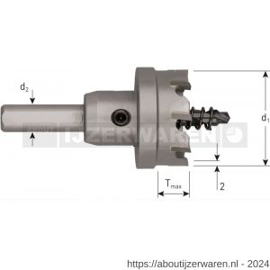 Rotec 534 HM gatfrees Easy Tmax=12 mm diameter 65,0 mm d2=13 mm - W50907757 - afbeelding 2