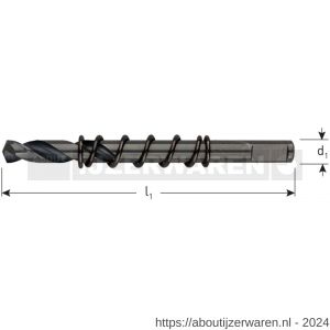 Rotec 535 centreerboor met uitwerpveer voor 535.xxx1 diameter 65-125 mm diameter 8x110 mm - W50907855 - afbeelding 2