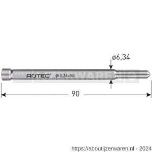 Rotec 545 uitwerpstift diameter 6,34x90 mm - W50908299 - afbeelding 2