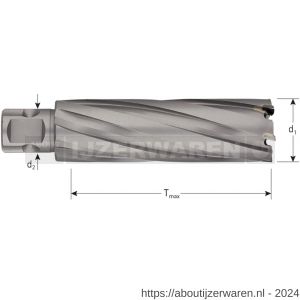 Rotec 546 HM kernboor Hard-Line universeel 19 diameter 36x80 mm - W50908404 - afbeelding 2