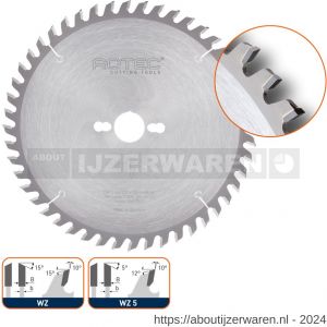 Rotec 554 HM schulp- en afkortzaagblad diameter 180x3,2x30 mm Z=30 WZ - W50908793 - afbeelding 1