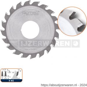 Rotec 554 HM voorritszaagblad voor 554.7 diameter 200x4,85,8x45 mm Z=36 K WZ - W50908929 - afbeelding 1