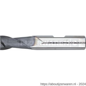 Rotec 632 VHM spiebaanfrees TiAlN-gecoat Silver-Line diameter 6x16x50 mm d2=6 mm Z=2 kort - W50909526 - afbeelding 1