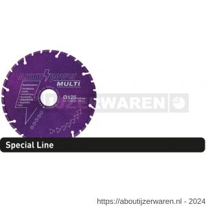 Rotec 729.6 diamantzaagblad Multi Accu-Power diameter 115x1,8x22,2 mm - W50912794 - afbeelding 1