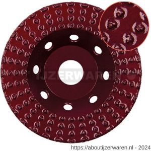 Rotec 756 diamant-komschijf Epoxy diameter 125x22,2 mm grof - W50912755 - afbeelding 1