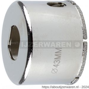 Rotec 759 diamanttegelboorkroon nat diameter 50 mm Tmax=25 mm - W50909937 - afbeelding 1