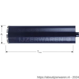 Rotec 770 diamantboor blauw nat diameter 200x400 mm M30 aansluiting 15 segmenten 24x3,5x9,0 mm - W50910101 - afbeelding 2