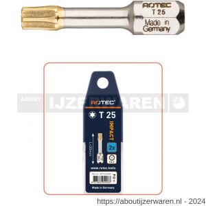 Rotec 817 Impact schroefbit Torx T 20x30 mm C6.3 Diamond set 2 stuks - W50911553 - afbeelding 1