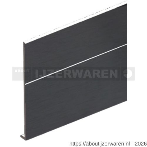Ellen valdorpel accessoires Ellen Matic Elegance Protection Plate bescherm schopplaat zwart 103 cm - W51010309 - afbeelding 1