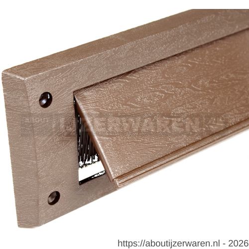 Ellen brievenbusafsluiter tochtklep Letter Plate Basic Lid bruin - W51010421 - afbeelding 1