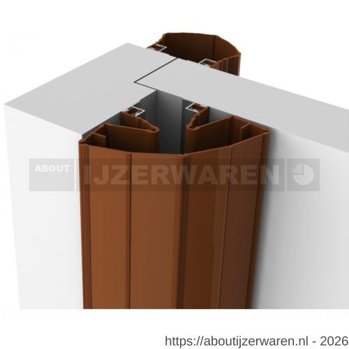 Ellen vingerbeschermingsprofiel Professioneel Finprotect Plus 50-90 brons 198 cm - W51010060 - afbeelding 1