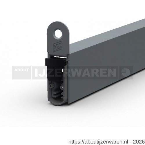 Ellen Matic valdorpel geluidsdempend aluminium Soundproof 122,8 cm - W51010199 - afbeelding 1