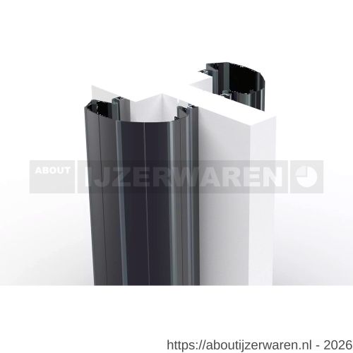 Ellen vingerbeschermingsprofiel Professioneel Finprotect Plus 90-90 brons 198 cm - W51010068 - afbeelding 1