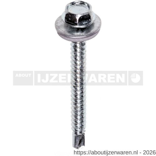 Steelies Ultimate boorschroef DIN 7504K 6,3x32 mm diameter 16 mm boorpunt 3 verzinkt - W40861417 - afbeelding 1