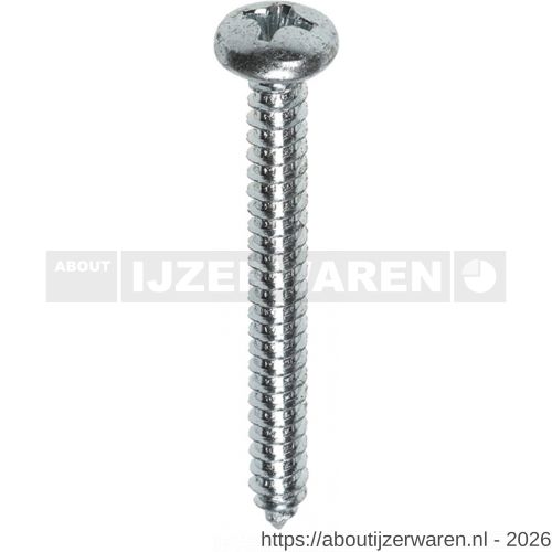 Steelies Ultimate plaatschroef DIN 7981C-H 3,5x 6,5 mm Phillips PH 2 verzinkt - W40861275 - afbeelding 1