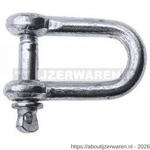 ASF D-sluitng A M5 10 mm RVS A4 - W40824016 - afbeelding 1