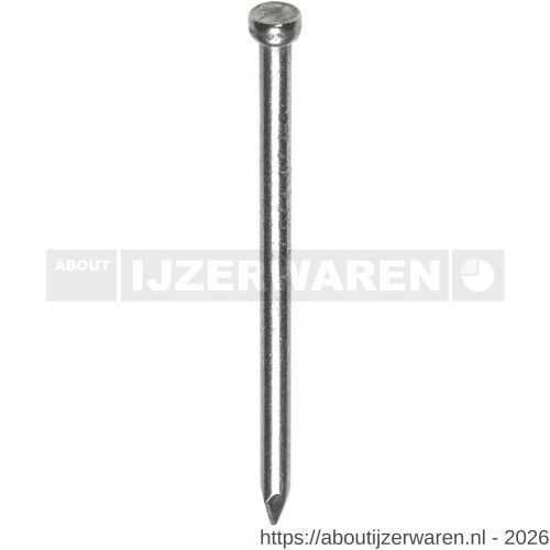 HJZ nagel 2.1x40 mm verloren kop RVS A2 1 kg - W40870157 - afbeelding 1