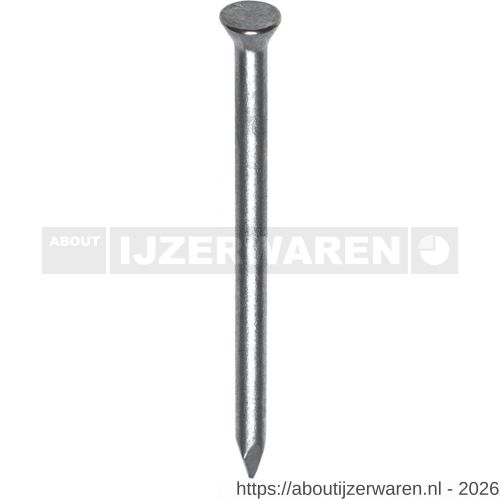 HJZ nagel 2.0x40 mm plat-conisch kop blauw 1 kg - W40870288 - afbeelding 1