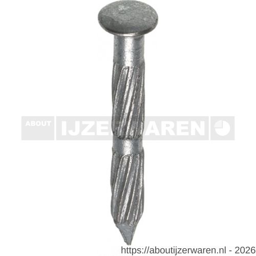 HJZ Z2 regelnagel 5.5x50 mm bolverzonken kop verzinkt - W40870192 - afbeelding 1