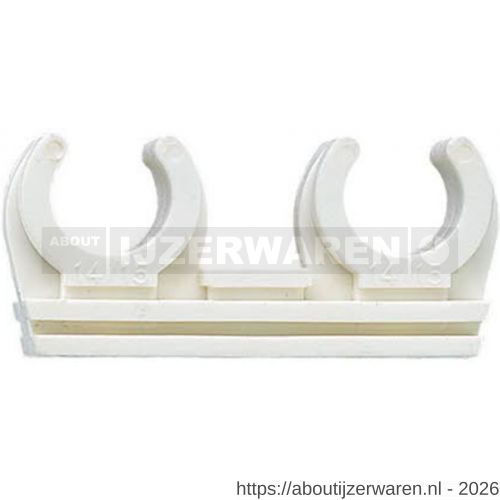 Index AB-IN buisklem met messing insert 28 mm nylon - W40902208 - afbeelding 1