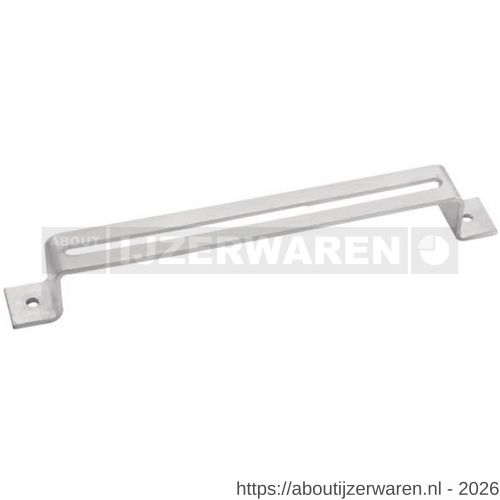 Index AB-SA basis voor U-beugel 50x100 dikte 5 mm verzinkt - W40900053 - afbeelding 1