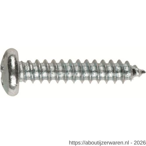 Index plaatschroef DIN 7981 HP Z 4.8x25 mm Phillips PH 1 verzinkt - W40901571 - afbeelding 1