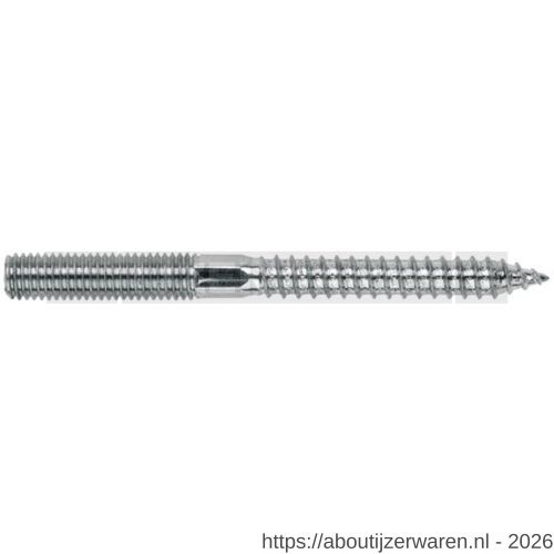Index ES-DR stokeind M6x60 mm verzinkt - W40901822 - afbeelding 1