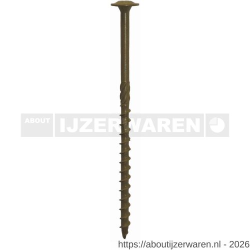 Woodies Ultimate Shield Outdoor 8,0x80/50 mm tellerkop TK Torx T 40 - W40800066 - afbeelding 1