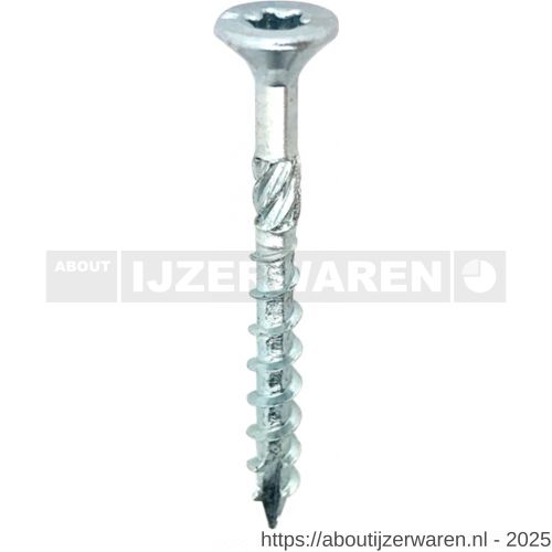 Woodies Ultimate 4,0x50 mm verzonken kop VK Torx T 20 verzinkt voldraad - W40800253 - afbeelding 1
