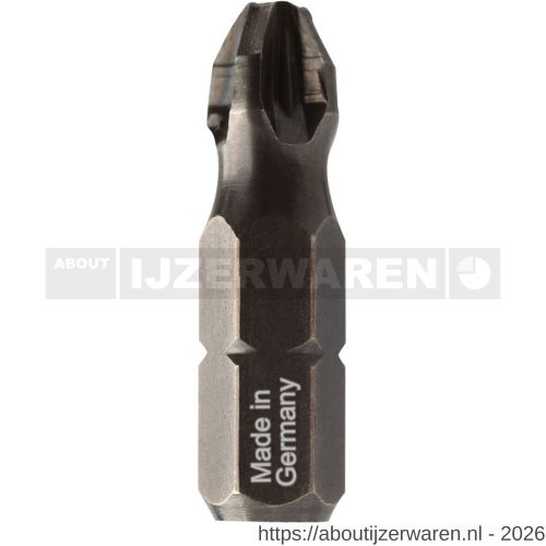 Diager Impact bit Pozidriv PZ 3 25 mm set 5 stuks - W40877047 - afbeelding 1