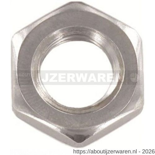 Steelies Ultimate zeskantmoer laag DIN 439B M30 RVS A4 - W40860682 - afbeelding 1