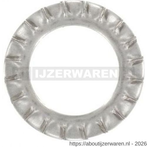 Steelies Ultimate tandveerring DIN 6798A M12 RVS A2 - W40860903 - afbeelding 1