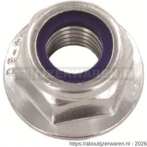 Steelies Ultimate flensmoer nyloc DIN 6926 M12 RVS A4 vertand - W40860447 - afbeelding 1